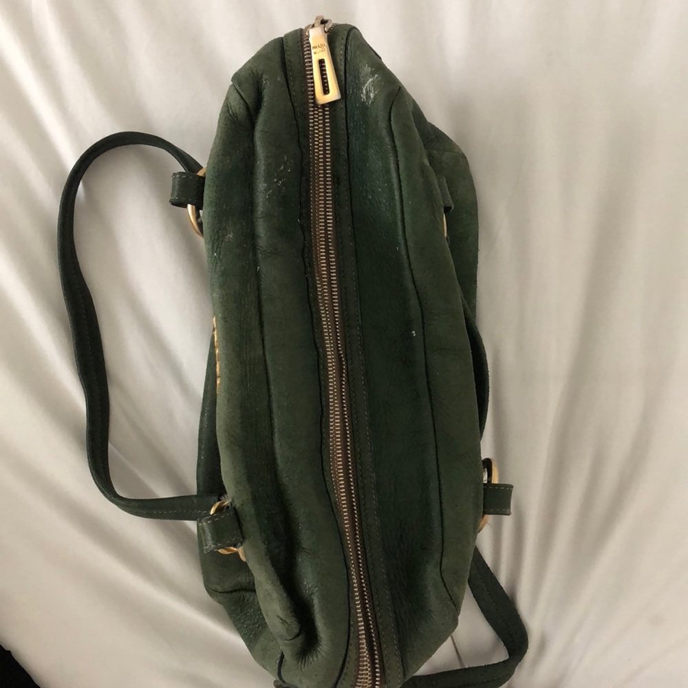 Green Prada Tote - Picture 6 of 7